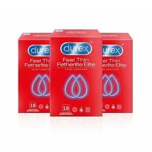 Durex Feel Thin Extra Lubricated kondomy pack 54 ks obraz