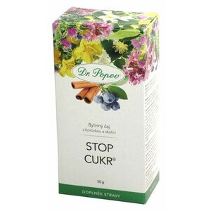 Dr. Popov Stop cukr sypaný čaj 50 g obraz