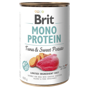 BRIT Mono Protein Tuna & Sweet Potato konzerva pro psy 400 g obraz