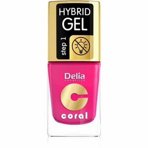 Delia Cosmetics Coral Nail Enamel Hybrid Gel gelový lak na nehty odstín 03 11 ml obraz