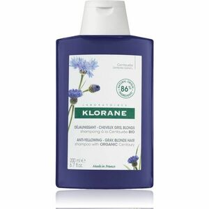 Klorane Chrpa Bio šampon neutralizující žluté tóny 200 ml obraz