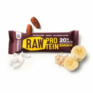 BOMBUS Raw proteinová tyčinka banánová 50 g obraz