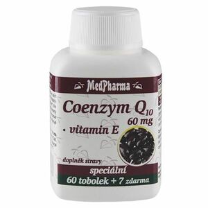 MEDPHARMA Coenzym Q10 60 mg + vitamin E 67 tobolek obraz