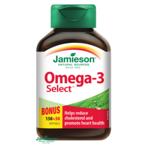 JAMIESON Omega-3 select 1000 mg 200 kapslí obraz