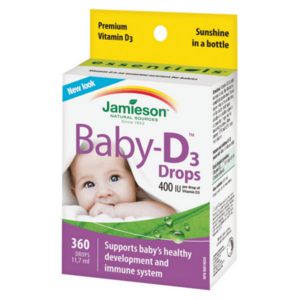 JAMIESON Baby-D3 vitamín D3 400 IU kapky 11, 7 ml obraz