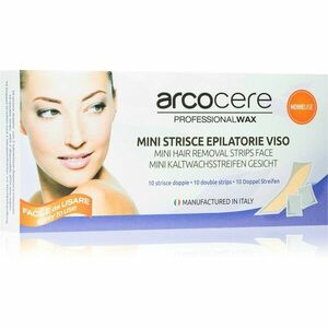 Arcocere Professional Wax voskové epilační pásky na obličej pro ženy 10 ks obraz