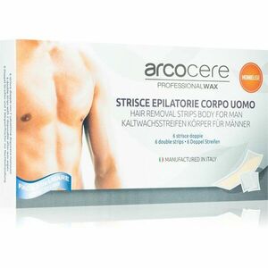 Arcocere Professional Wax voskové epilační pásky pro muže 6 ks obraz