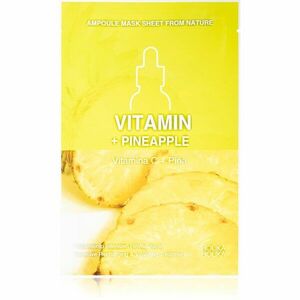 Holika Holika Ampoule Mask Sheet From Nature Vitamin C + Pineapple plátýnková maska s energizujícím účinkem obraz
