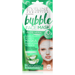 Eveline Cosmetics EVELINE bubble hydratačna maska Aloe vera 1ks obraz