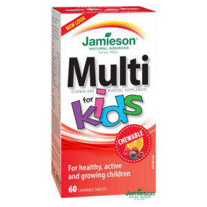 JAMIESON Kids multivitamin 60 cucacích tablet obraz