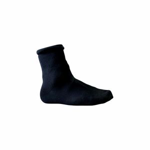 Ponožky pro osoby s objemnýma nohama - bez lemu - černé - Ovecha Velikost: L (35-38) obraz