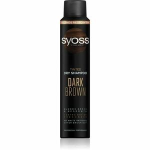 Syoss Dark Brown suchý šampon pro tmavé vlasy 200 ml obraz