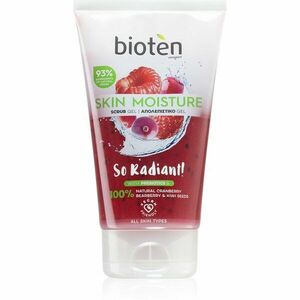 Bioten Skin Moisture osvěžující peeling na obličej pro všechny typy pleti včetně citlivé s probiotiky, kiwi a semínky z klikvy 150 ml obraz