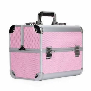 Kosmetický kufřík GLITTER růžový obraz