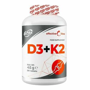 D3 + K2 - 6PAK Nutrition 90 tbl. obraz