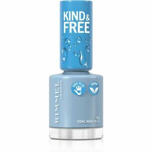 Rimmel Kind & Free lak na nehty odstín 152 Tidal Wave Blue 8 ml obraz
