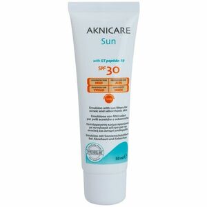 Synchroline Aknicare Sun opalovací emulze na aknózní a seboroickou pleť SPF 30 50 ml obraz