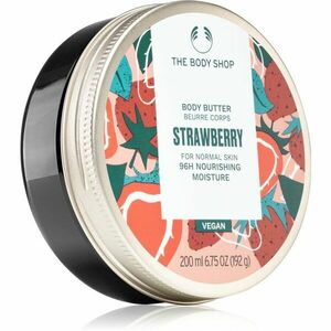The Body Shop Strawberry tělové máslo pro normální pokožku 200 ml obraz