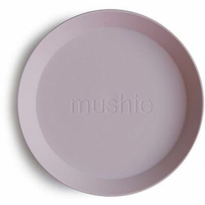 Mushie Round Dinnerware Plates talíř Soft Lilac 1 ks obraz