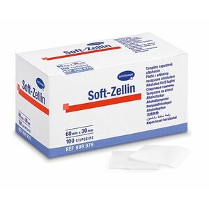 Soft-Zellin tampony s alkoholem 100 ks obraz