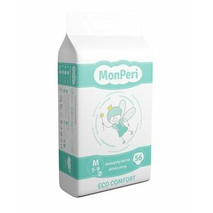MonPeri ECO Comfort M 5-9 kg dětské pleny 56 ks obraz