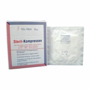Gáza hydrofilní kompresní sterilní 10x10cm/5ks Steriwund obraz