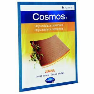 COSMOS Hřejivá náplast s kapsaicinem jemná 12, 5 x 15 cm 1 kus obraz