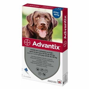 ADVANTIX Spot-on pro psy 25-40 kg 4 ml 4 pipety obraz