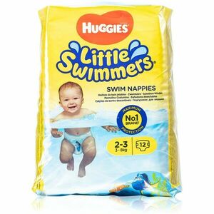 Huggies Little Swimmers 2-3 jednorázové plenkové plavky 3-8 kg 12 ks obraz