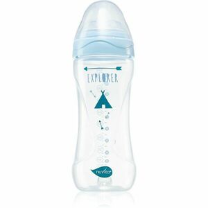 Nuvita Cool Bottle 4m+ kojenecká láhev Transparent blue 330 ml obraz