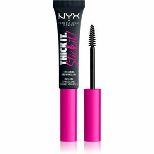 NYX Professional Makeup Thick it Stick It Brow Mascara řasenka na obočí odstín 08 - Black 7 ml obraz