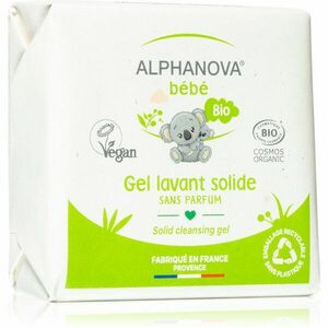 Alphanova Baby Bio tuhý sprchový gel pro děti od narození 100 g obraz