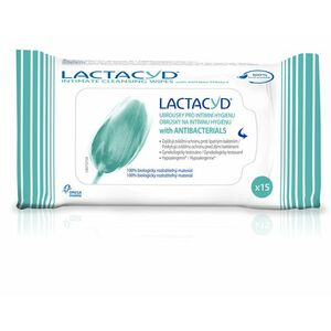 Lactacyd Antibakteriální ubrousky pro intimní hygienu 15 ks obraz
