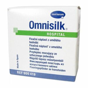 Náplast Omnisilk bílé hedvábí 2.5cmx9.2m/1ks obraz