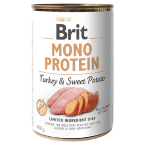 BRIT Mono Protein Turkey & Sweet Potato konzerva pro psy 400 g obraz