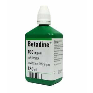 Betadine 100 mg/ml roztok 120 ml obraz