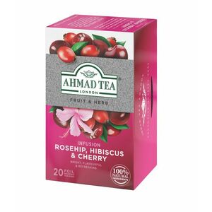 Ahmad Tea Rosehip & Cherry porcovaný čaj 20 x 2 g obraz