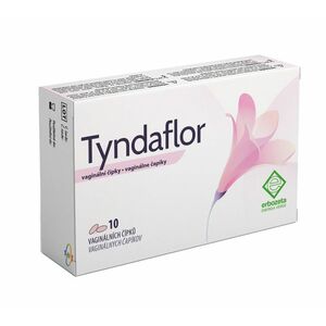 Tyndaflor vaginální čípky 10x2 g obraz