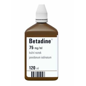 Betadine 75 mg/ml roztok 120 ml obraz