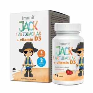 Imunit Laktobacily JACK LAKTOBACILÁK + vitamin D3 36 tablet obraz