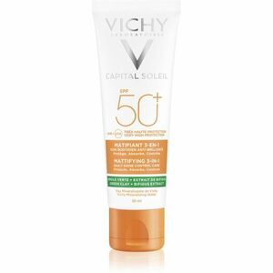 Vichy Capital Soleil Mattifying 3-in-1 ochranný matující krém na obličej SPF 50+ 50 ml obraz