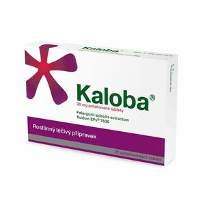 Kaloba 20 mg 21 potahovaných tablet obraz