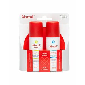 Akutol spray + STOP spray duopack 2x60 ml obraz