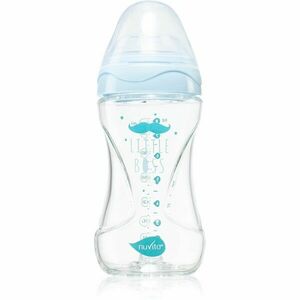 Nuvita Glass bottle Blue kojenecká láhev 240 ml obraz