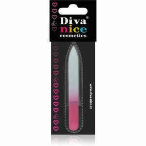 Diva & Nice Cosmetics Accessories skleněný pilník na nehty malý Pink obraz
