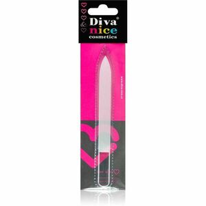 Diva & Nice Cosmetics Accessories skleněný pilník na nehty velký Clear obraz
