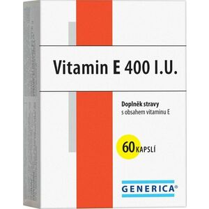 Generica Vitamin E 400 I.U. 60 kapslí obraz