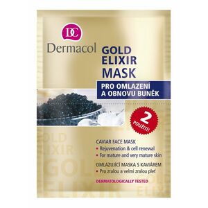 Dermacol Gold Elixir Omlazující kaviárová maska 2x8 g obraz