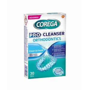 Corega Pro Cleanser Orthodontics čisticí tablety 30 ks obraz