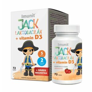 Imunit Laktobacily JACK LAKTOBACILÁK + vitamin D3 72 tablet obraz
